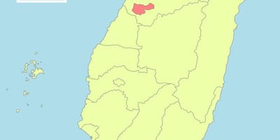 Mapa de taichung Taiwan
