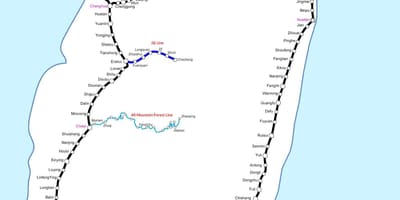 Taiwan hsr estació mapa
