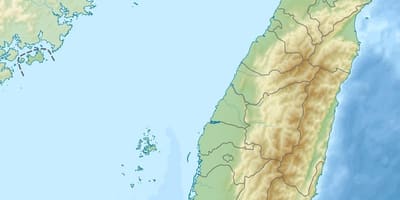Mapa de l'illa de Taiwan