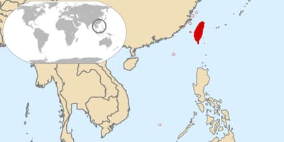Taiwan mapa global