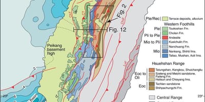 Mapa geològic de Taiwan
