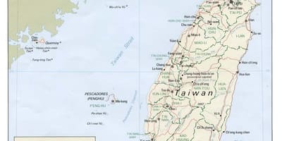 Mapa de Taiwan mrt amb atraccions