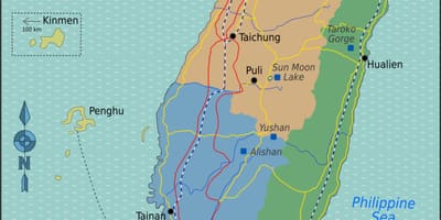 Mapa de Taiwan ports